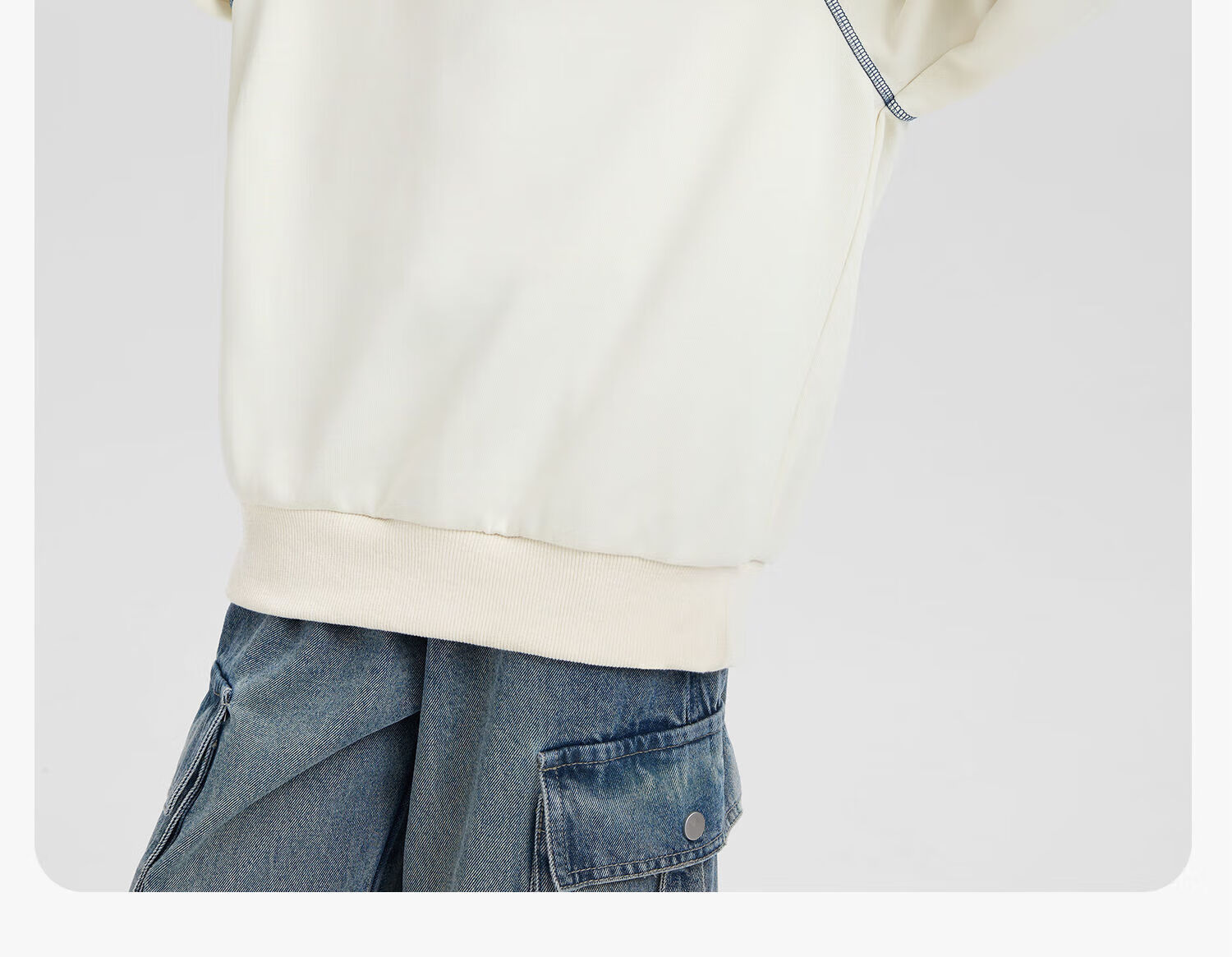 Zuo Xi Kids Boys Sweatshirt 2026 New Spring Children's Letter Graffiti Sports Top Light Gray 165 24